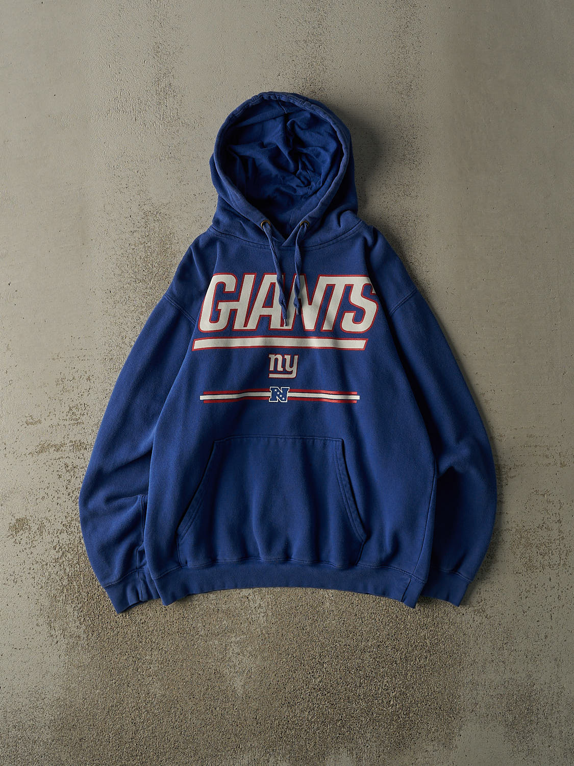 Vintage Y2K Blue New York Giants NFL Hoodie (M)