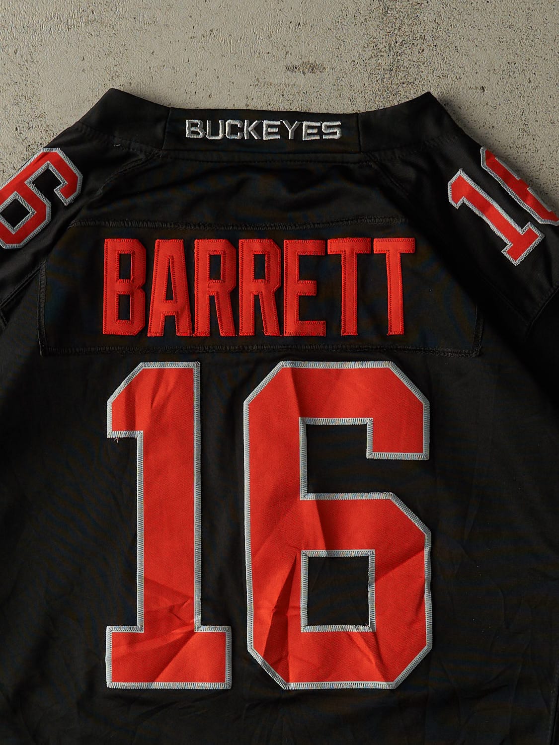 Vintage Y2K Black Ohio State University Nike Cropped Football Jersey (M/L)
