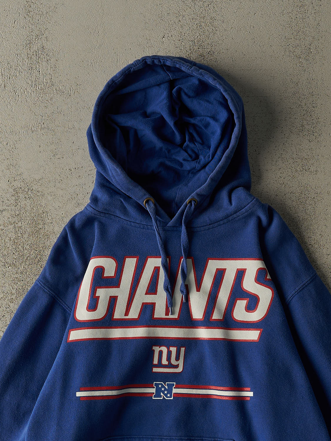 Vintage Y2K Blue New York Giants NFL Hoodie (M)