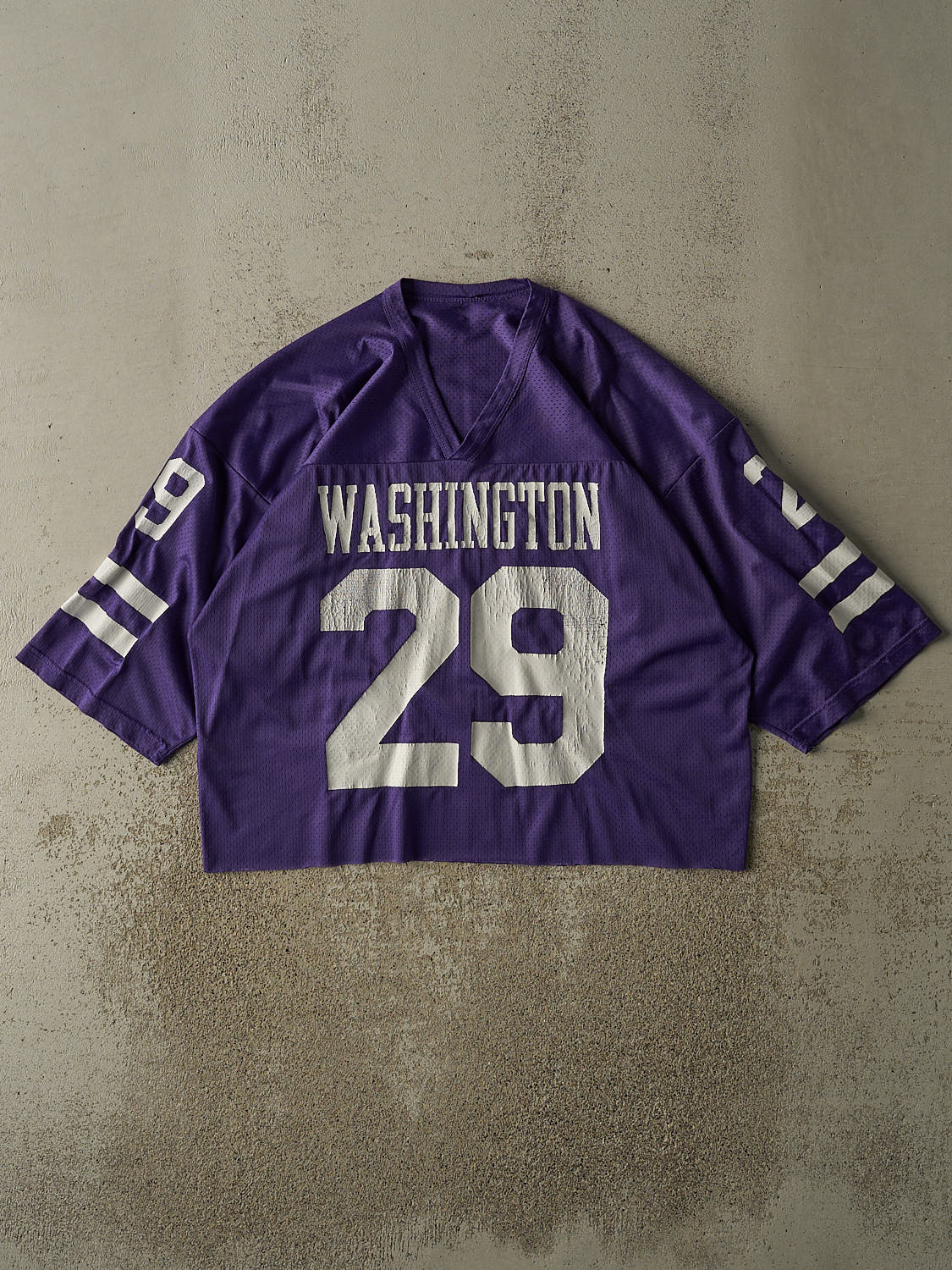 Vintage 90s Purple University of Washington Cropped Football Jersey (M/L)
