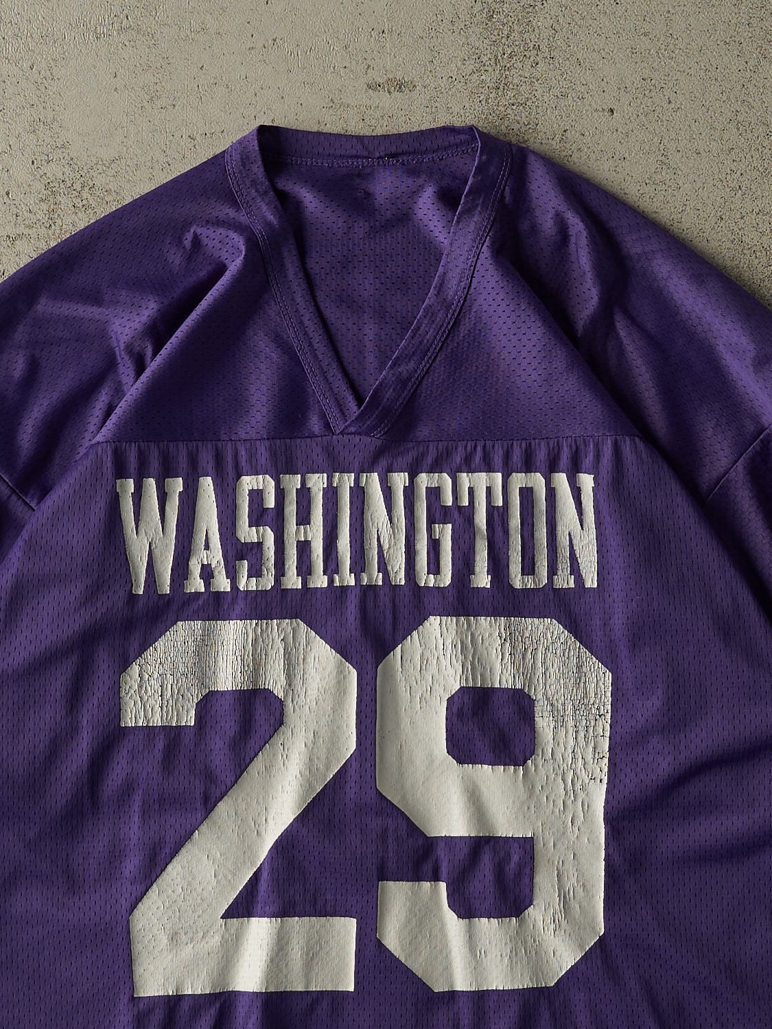Vintage 90s Purple University of Washington Cropped Football Jersey (M/L)