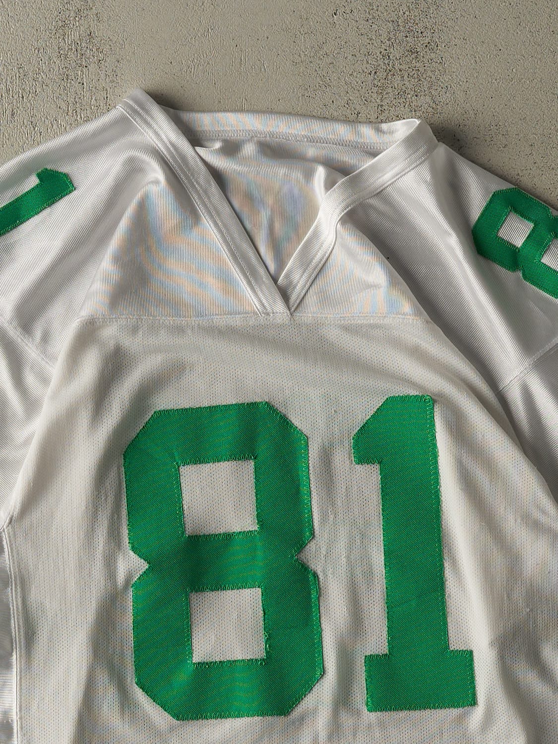 Vintage 90s White Saskatchewan Rough Riders Cropped Football Jersey (S)