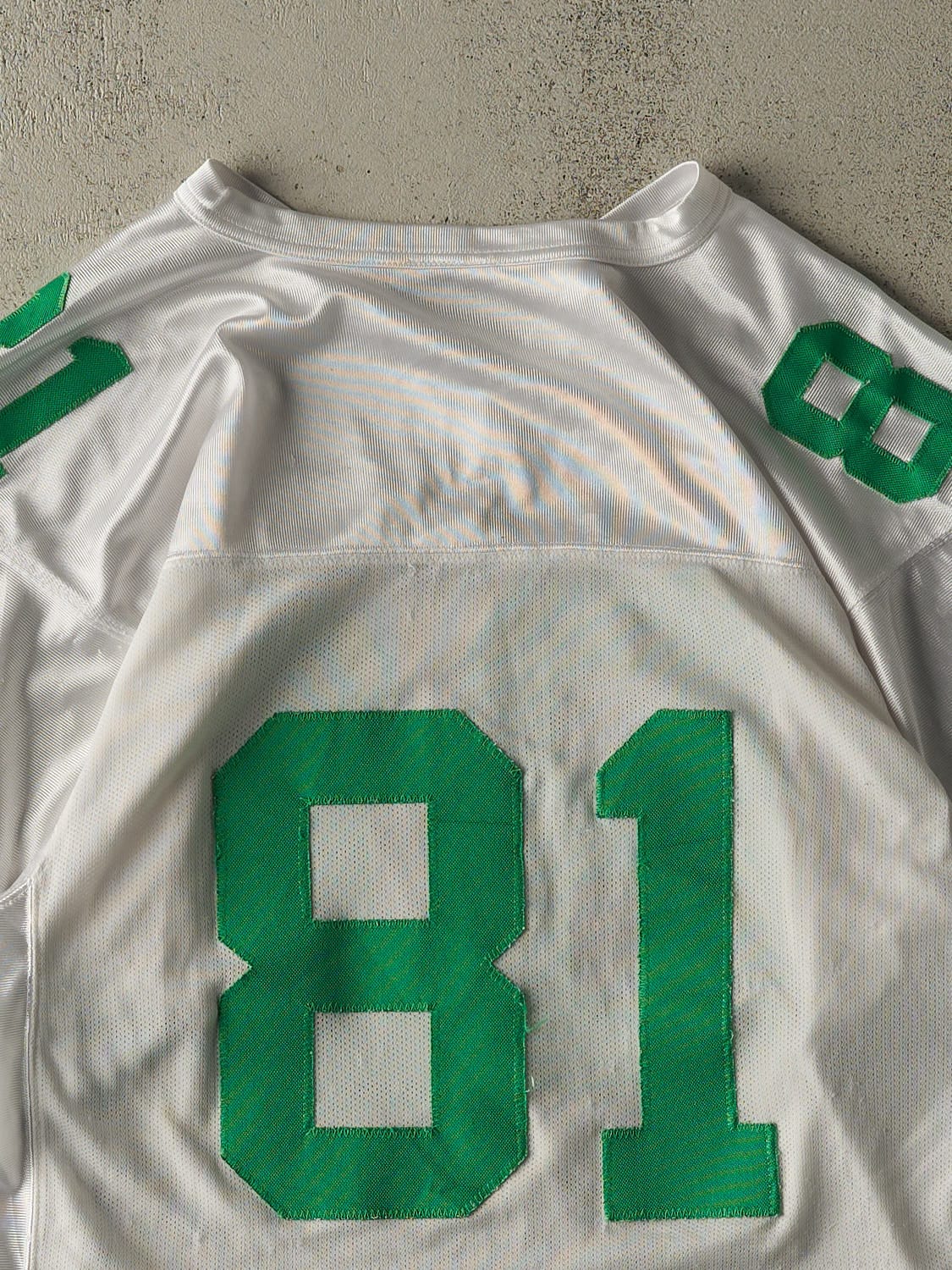 Vintage 90s White Saskatchewan Rough Riders Cropped Football Jersey (S)