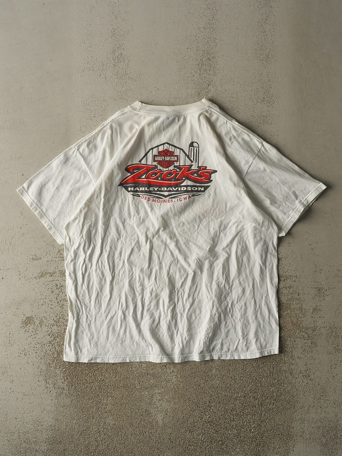 Vintage 03' White Harley Davidson American Dream Tee (XL/XXL)