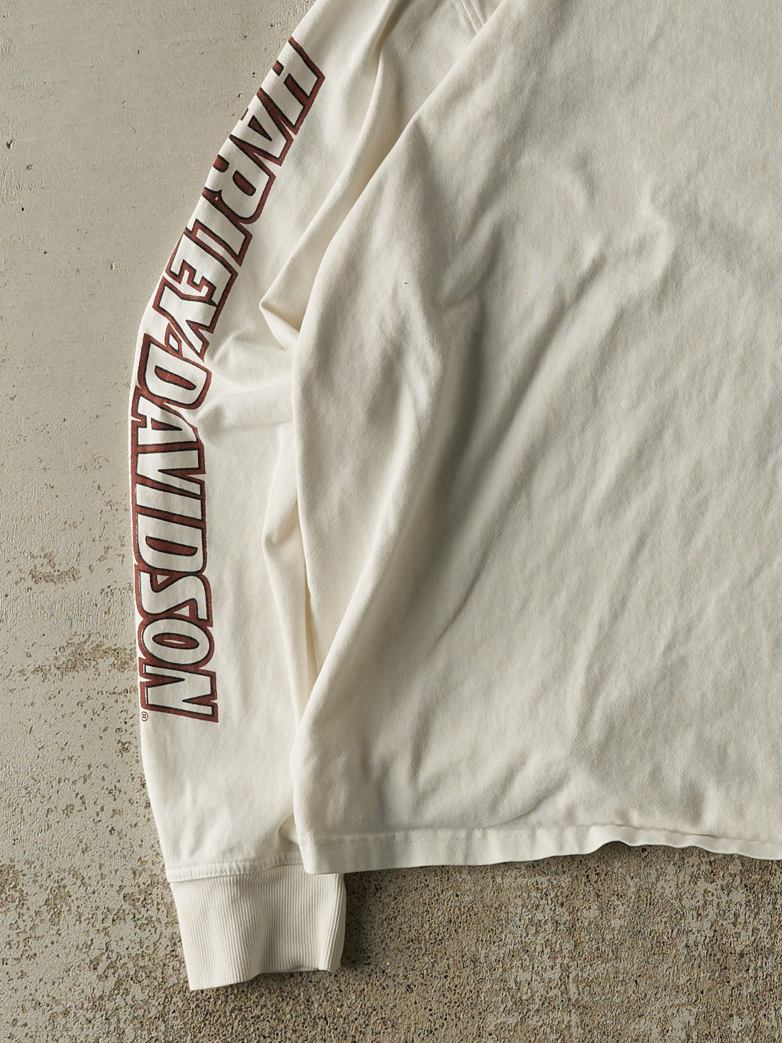 Vintage 90s White Harley Davidson Long Sleeve (M/L)