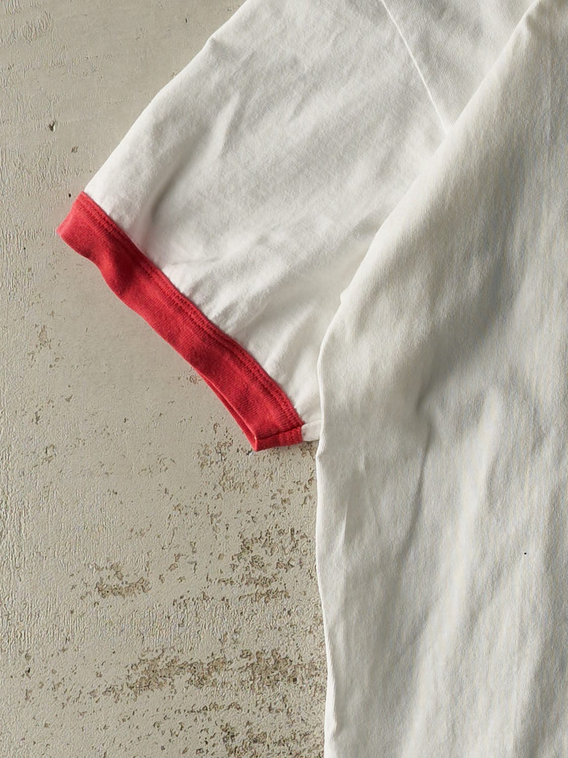 Vintage 90s White Coca-Cola Ringer Tee (L/XL)