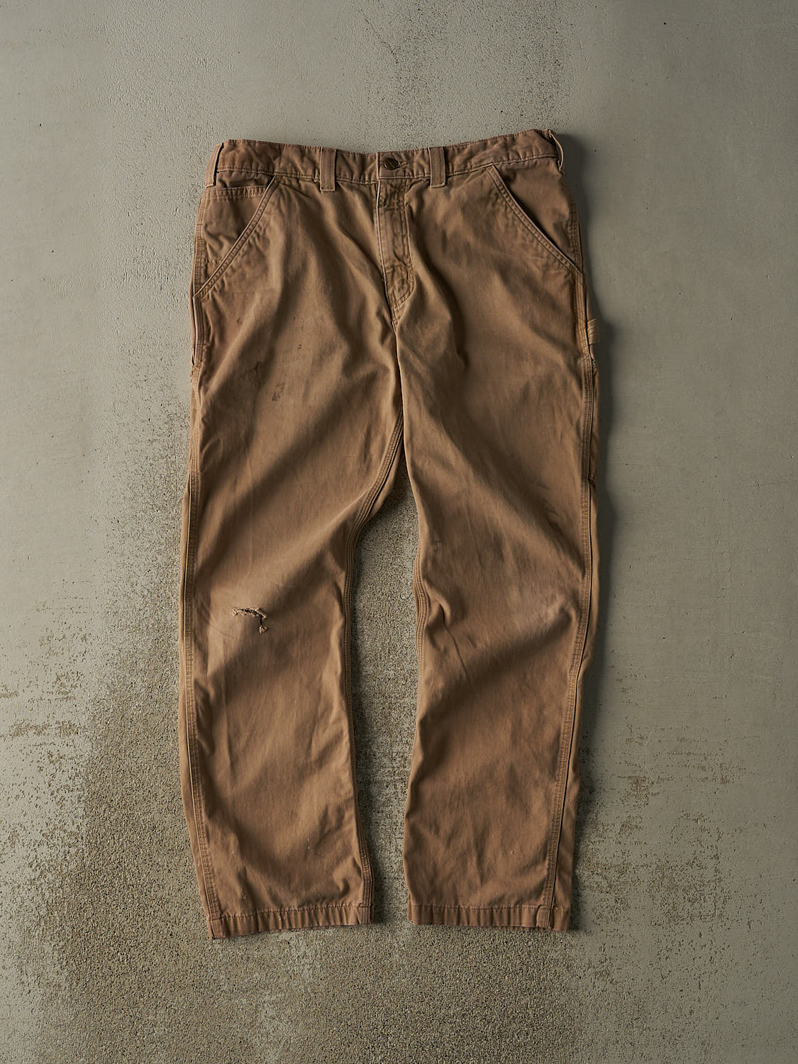 Vintage Y2K Beige Carhartt Carpenter Pants (34x30)