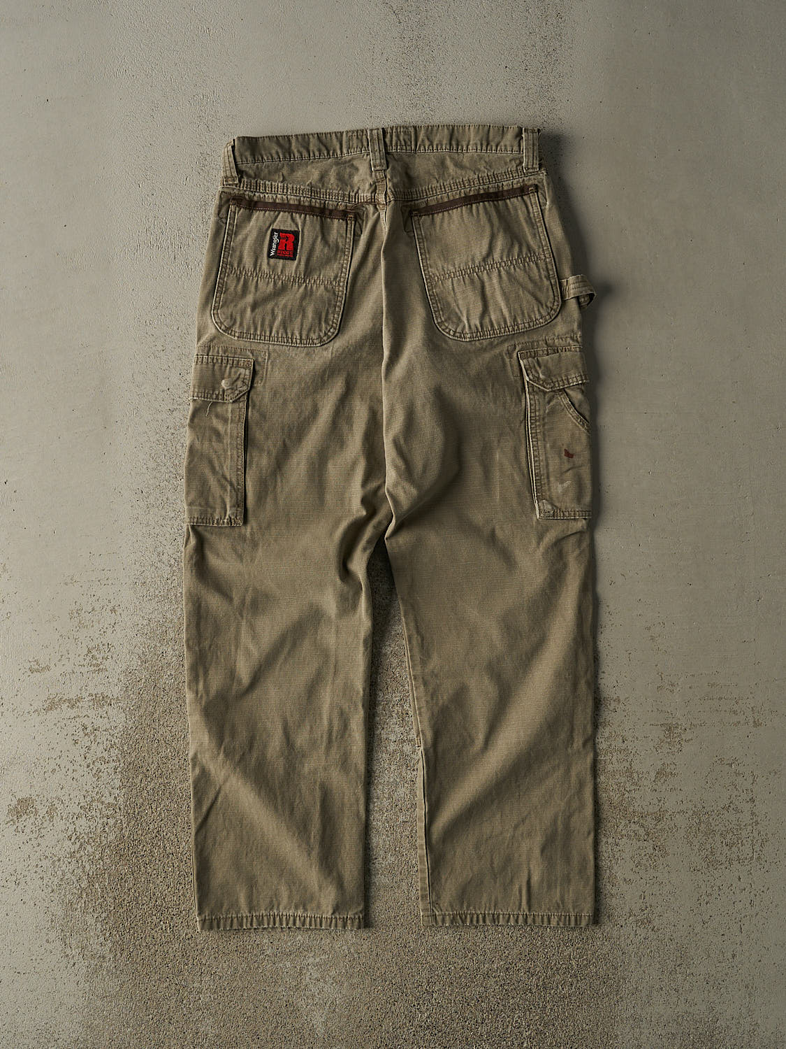 Vintage 90s Green Wrangler Riggs Utility Pants (32x31)
