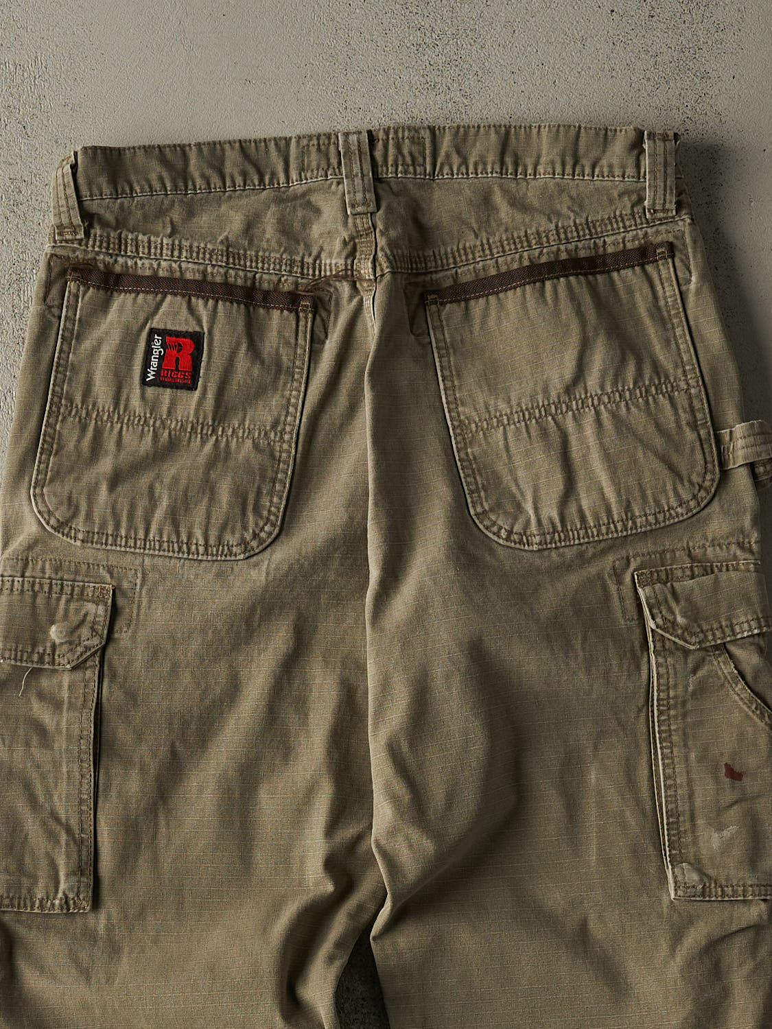 Vintage 90s Green Wrangler Riggs Utility Pants (32x31)