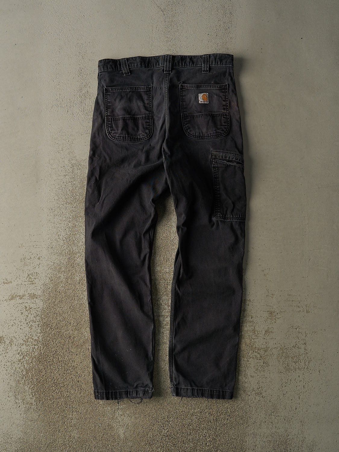 Vintage Y2K Faded Black Carhartt Work Pants (33x31)
