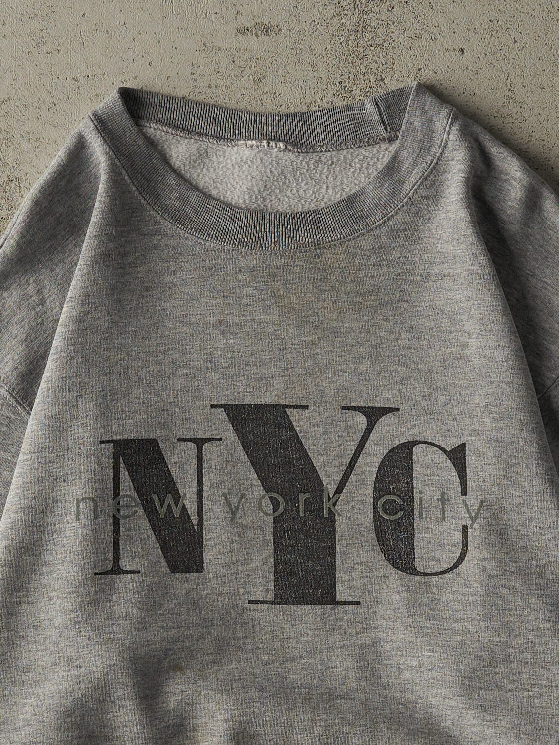 Vintage 90s Grey New York City Crewneck (M)