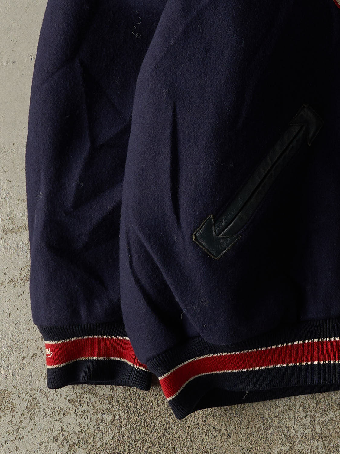 Vintage 90s Navy Blue New York Yankees Mitchell & Ness Zip Up Varsity Jacket (XXL/XXXL)