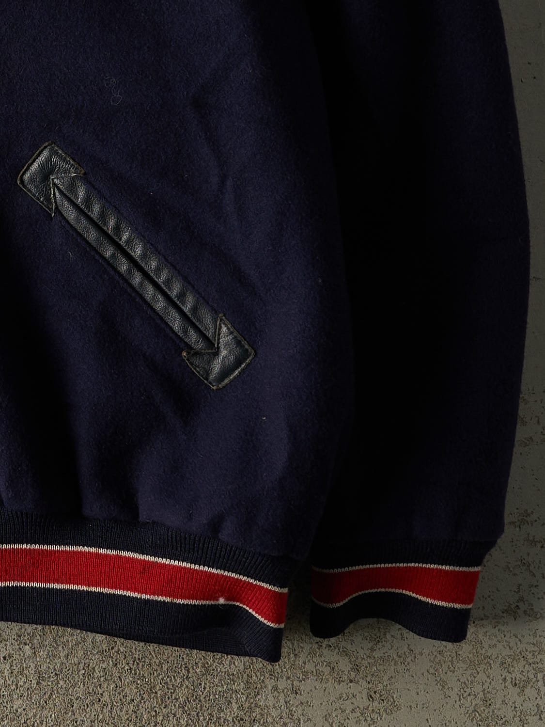 Vintage 90s Navy Blue New York Yankees Mitchell & Ness Zip Up Varsity Jacket (XXL/XXXL)