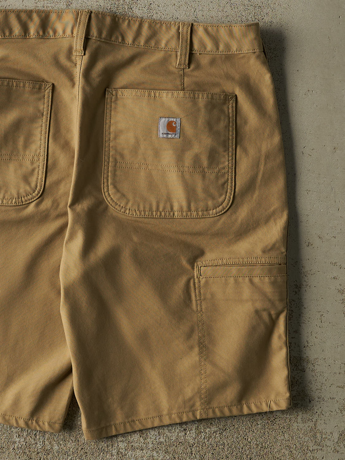 Vintage Y2K Beige Carhartt Canvas Work Shorts (36x10)
