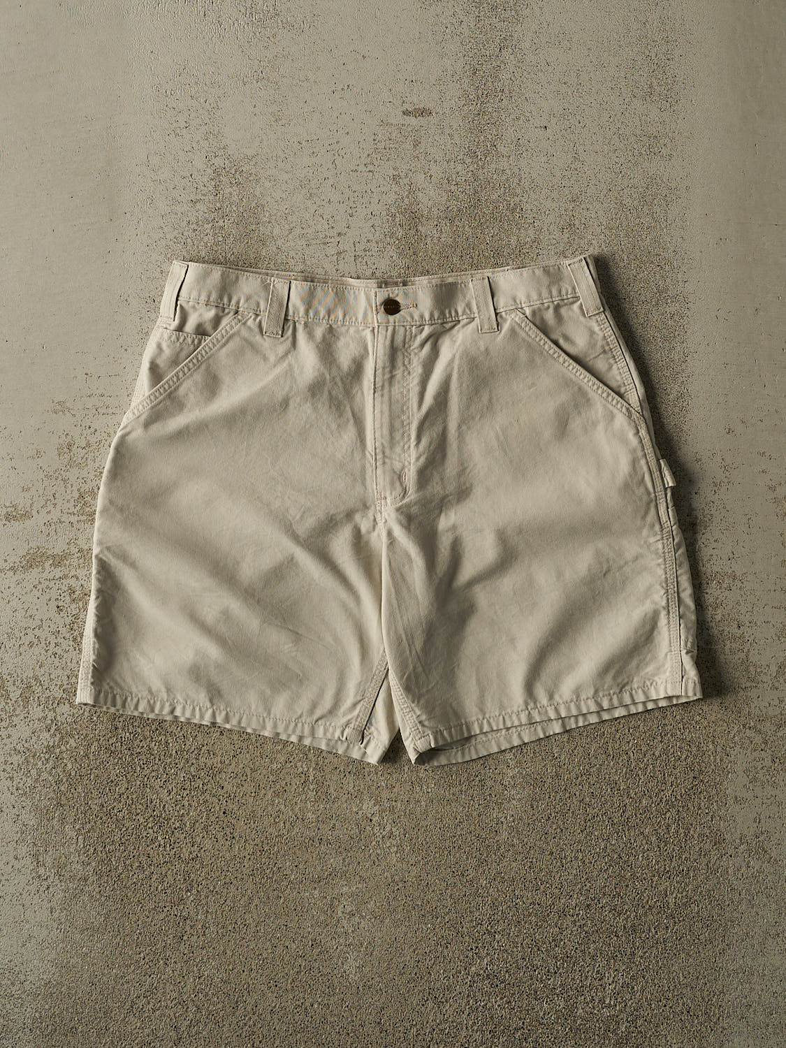 Vintage Y2K Beige Carhartt Carpenter Shorts (36x8.5)