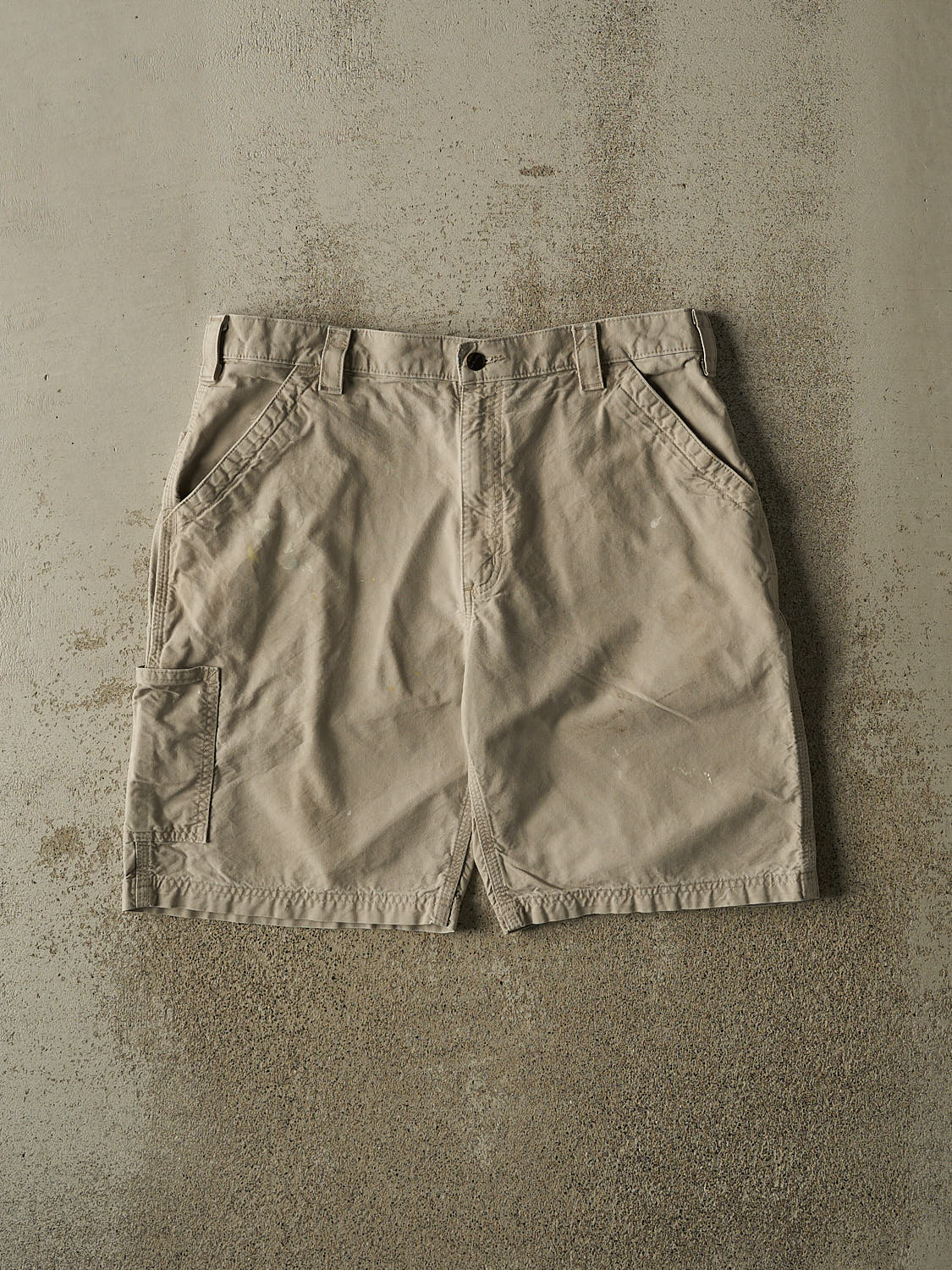 Vintage Y2K Beige Carhartt Carpenter Shorts (37x9.5)