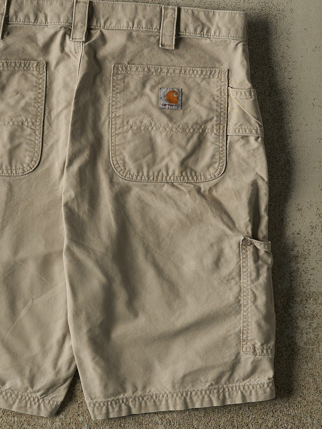 Vintage Y2K Beige Carhartt Carpenter Shorts (37x9.5)