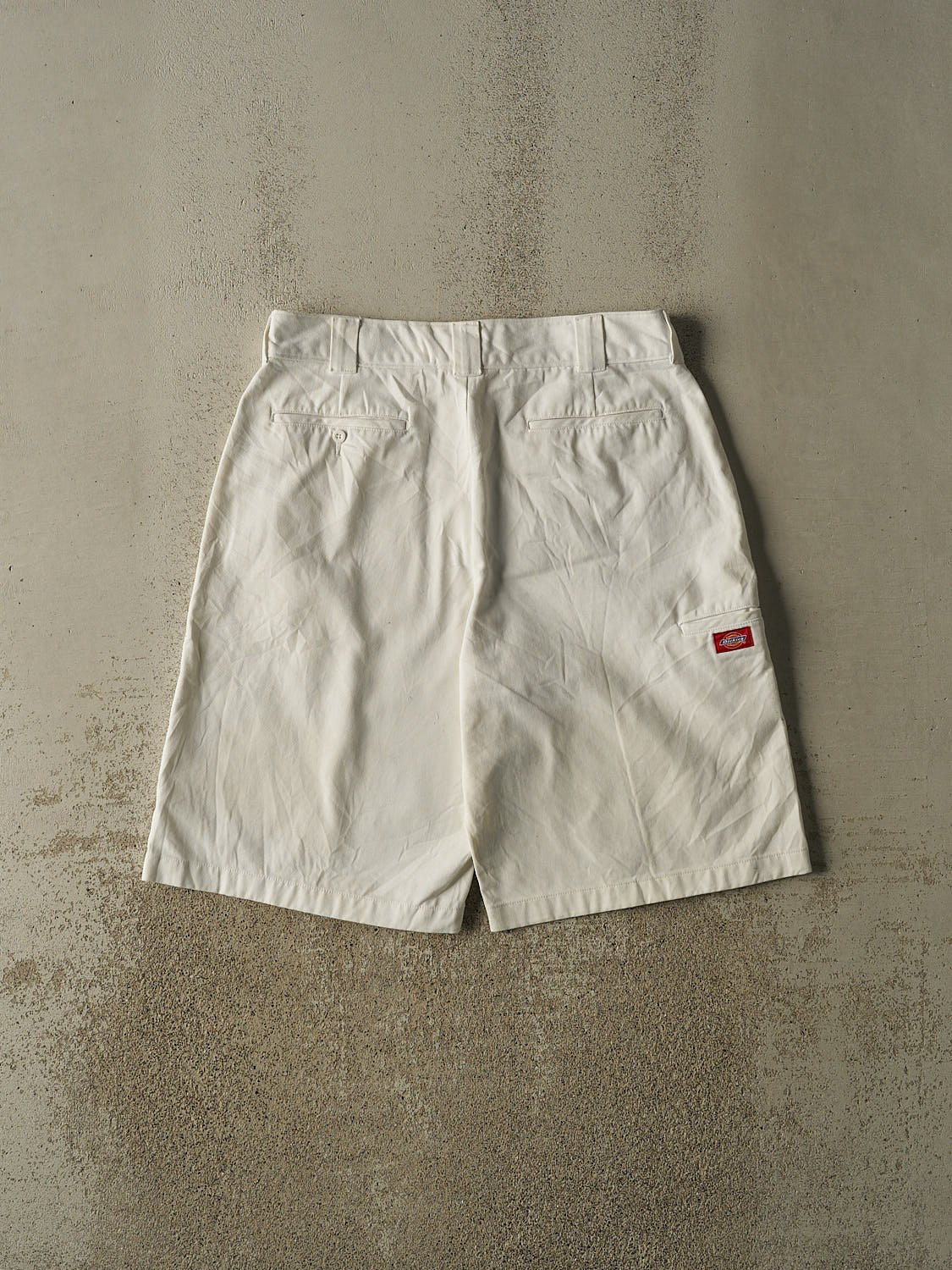 Vintage 90s White Dickies Work Shorts (34x13)