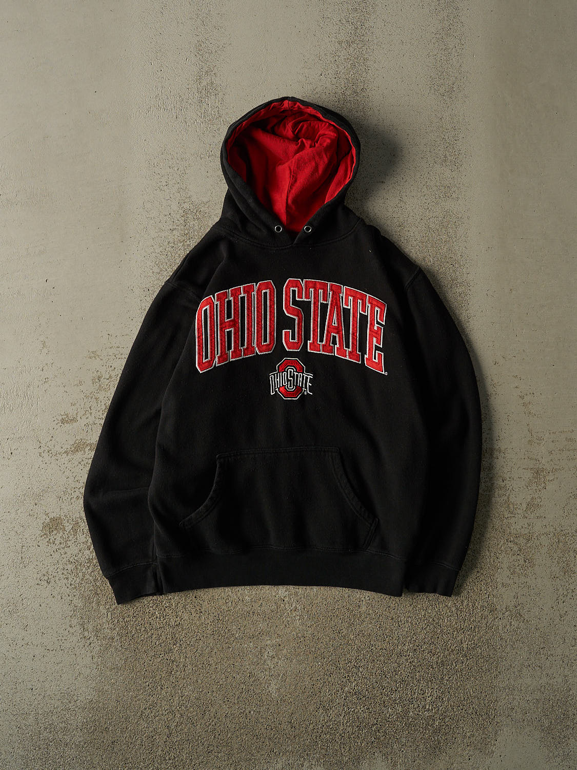 Vintage Y2K Black Ohio State University Hoodie (S)
