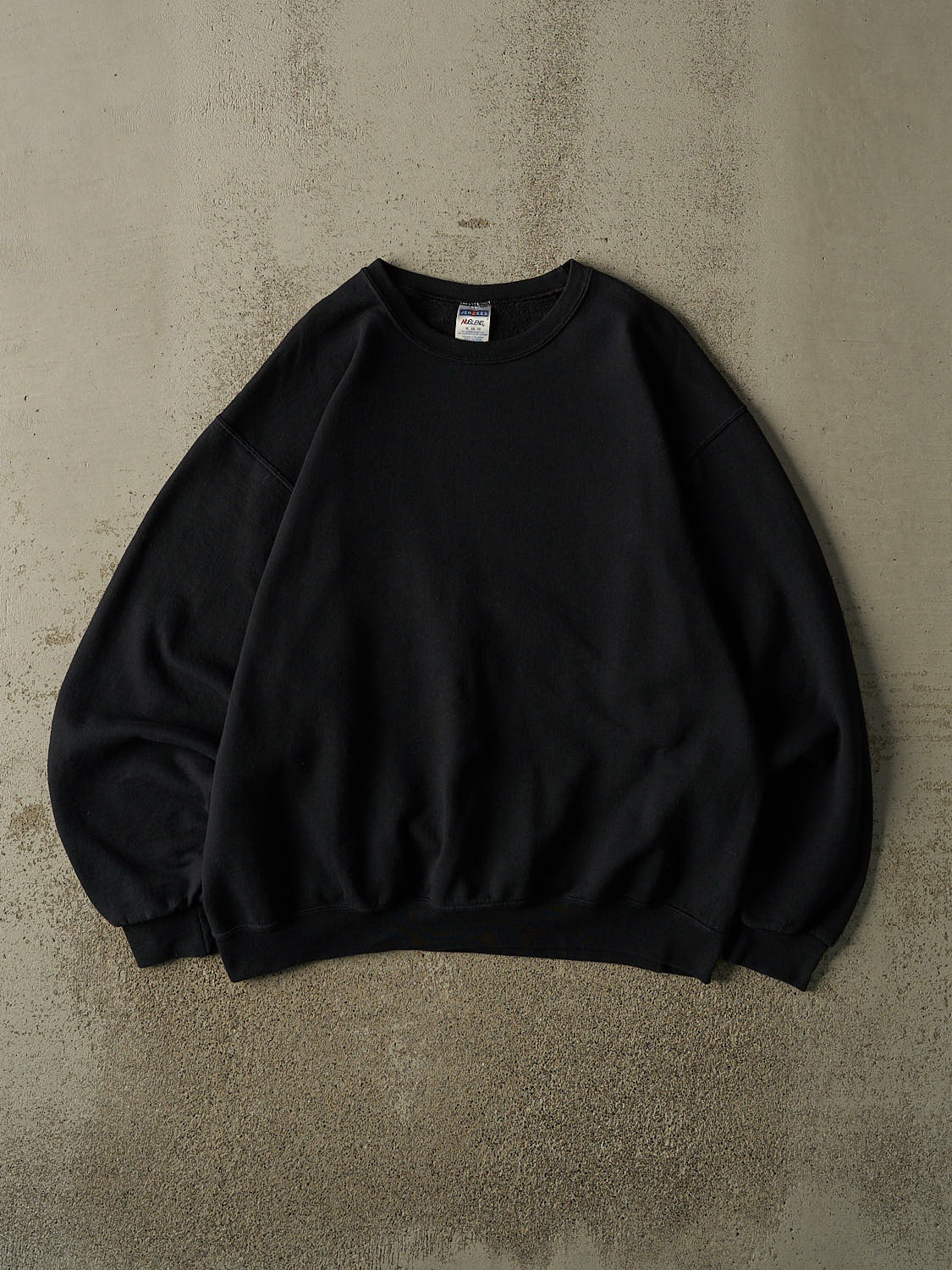 Vintage Y2K Black Blank Crewneck (XL)