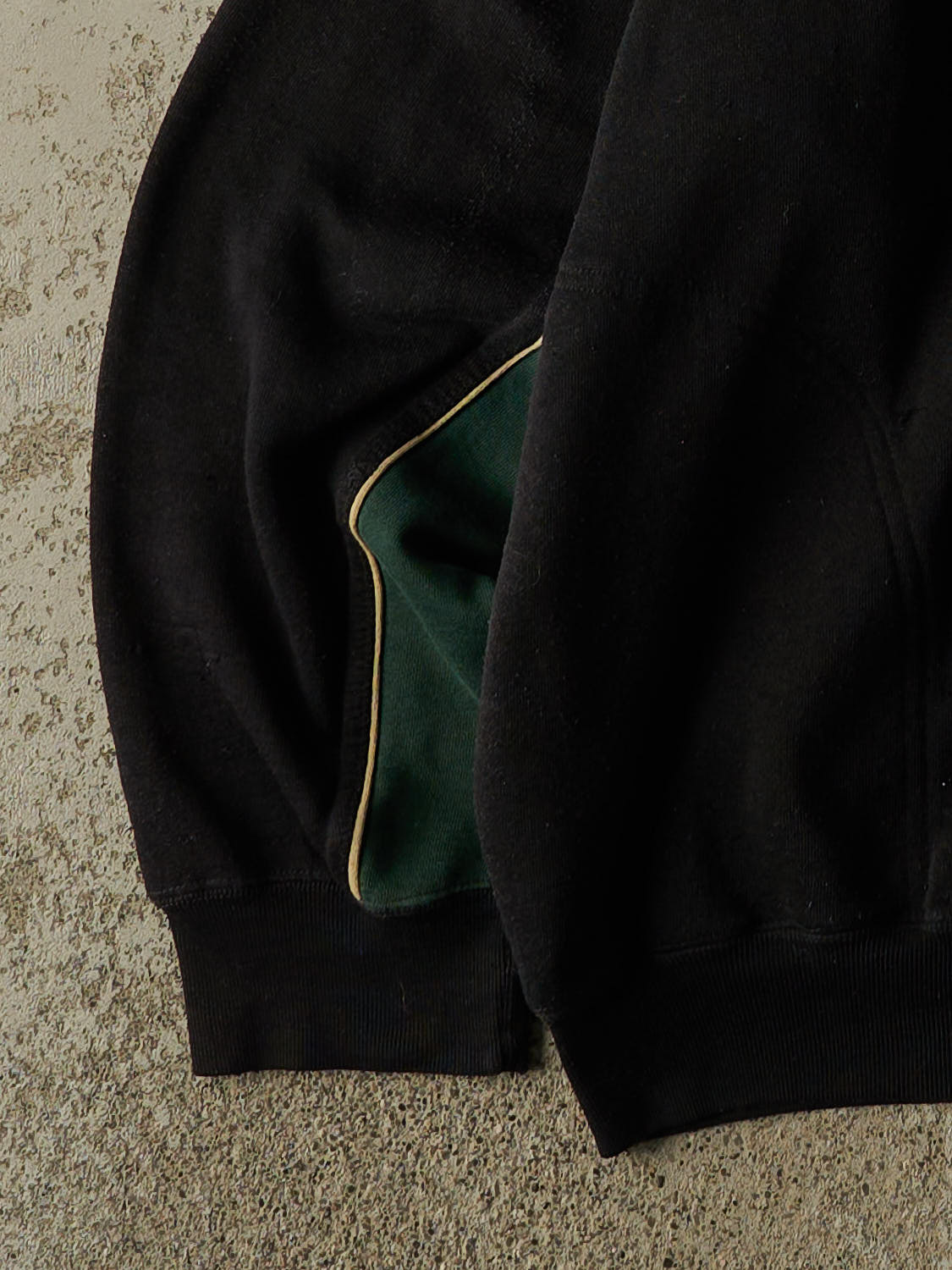 Vintage 90s Black Penmans Quarter Button Sweater (L/XL)