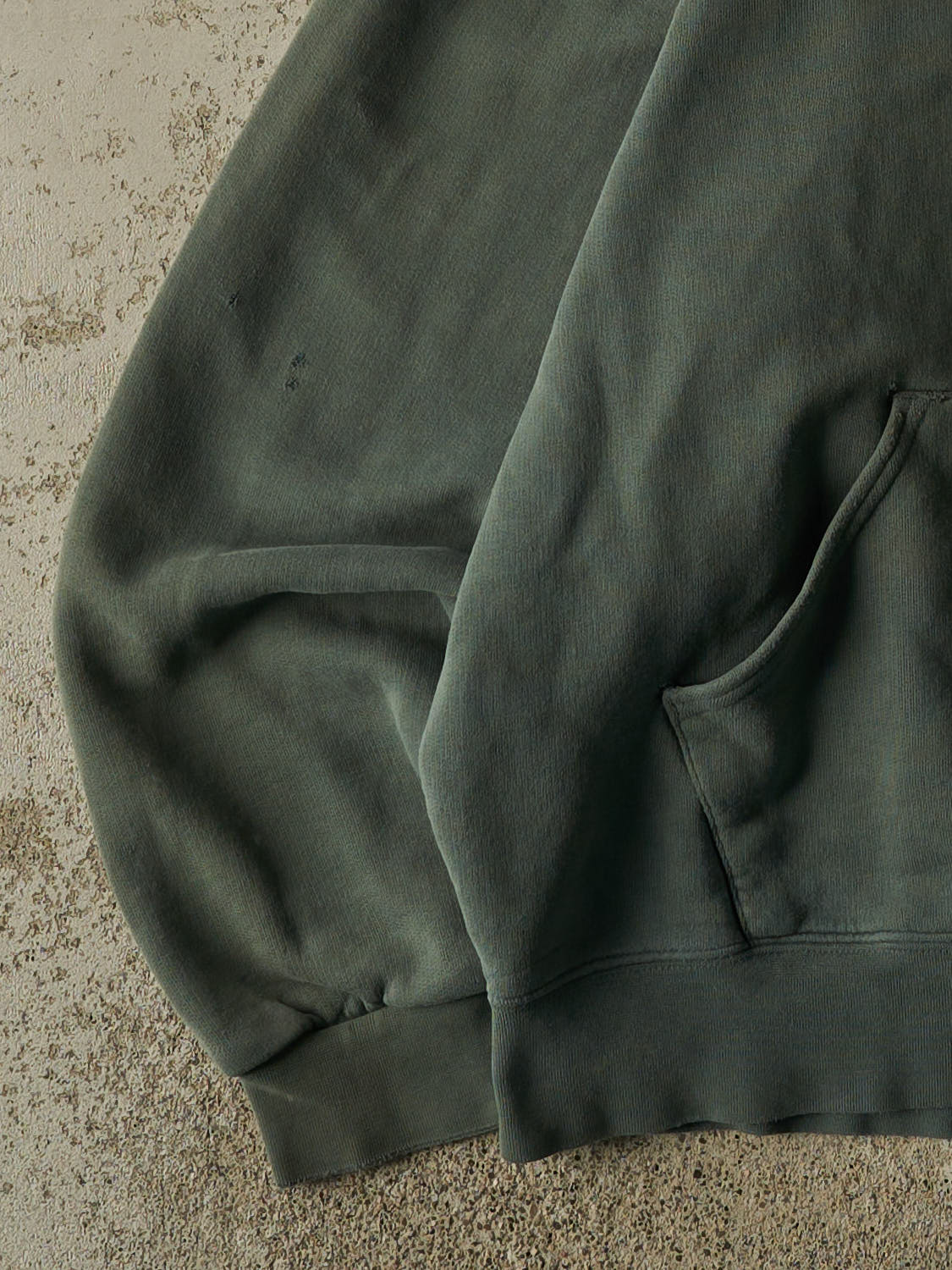 Vintage Y2K Green Russell Athletic Embroidered Hoodie (XL)