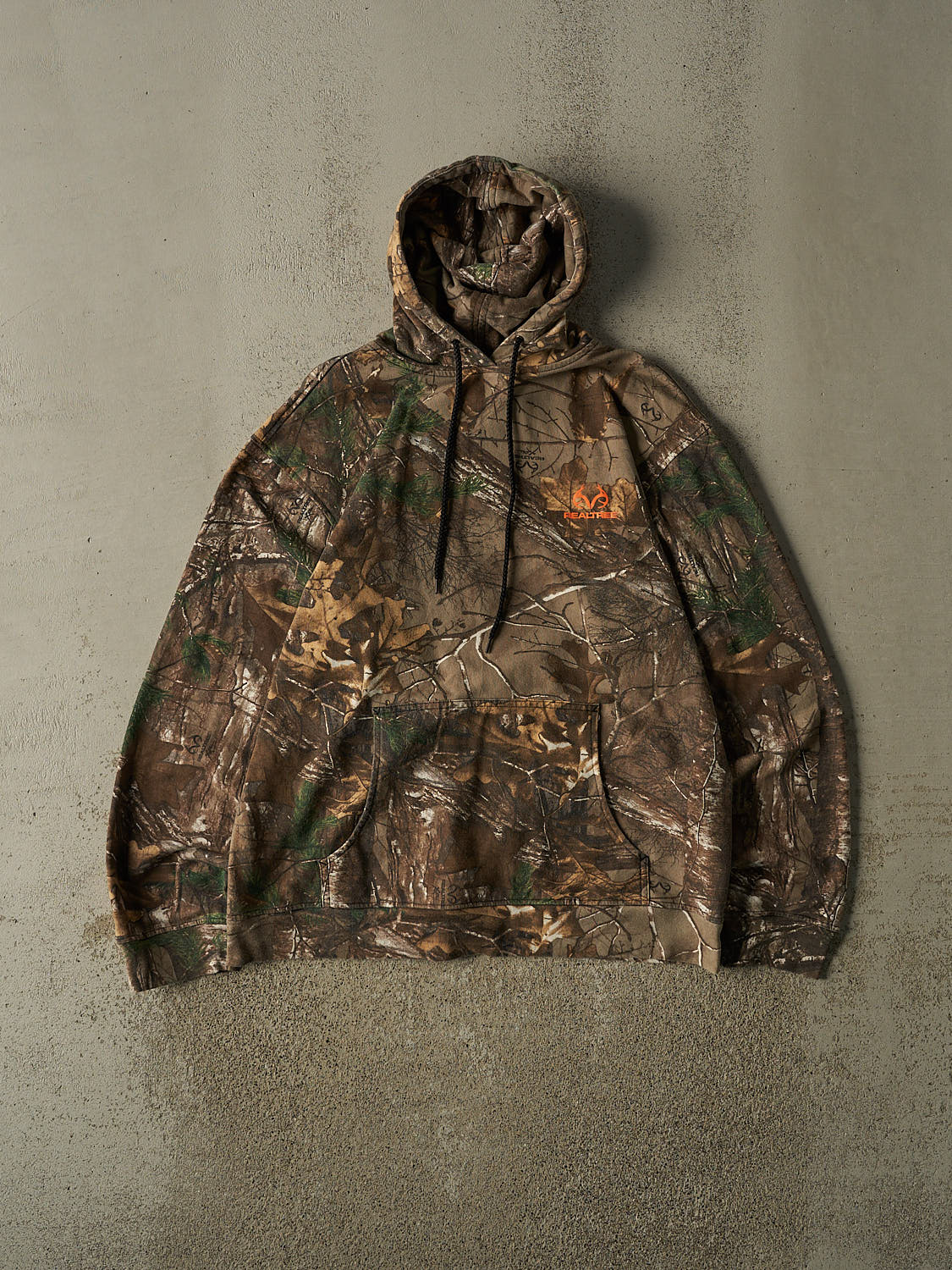 Vintage Y2K Camo Realtree Logo Hoodie (M/L)