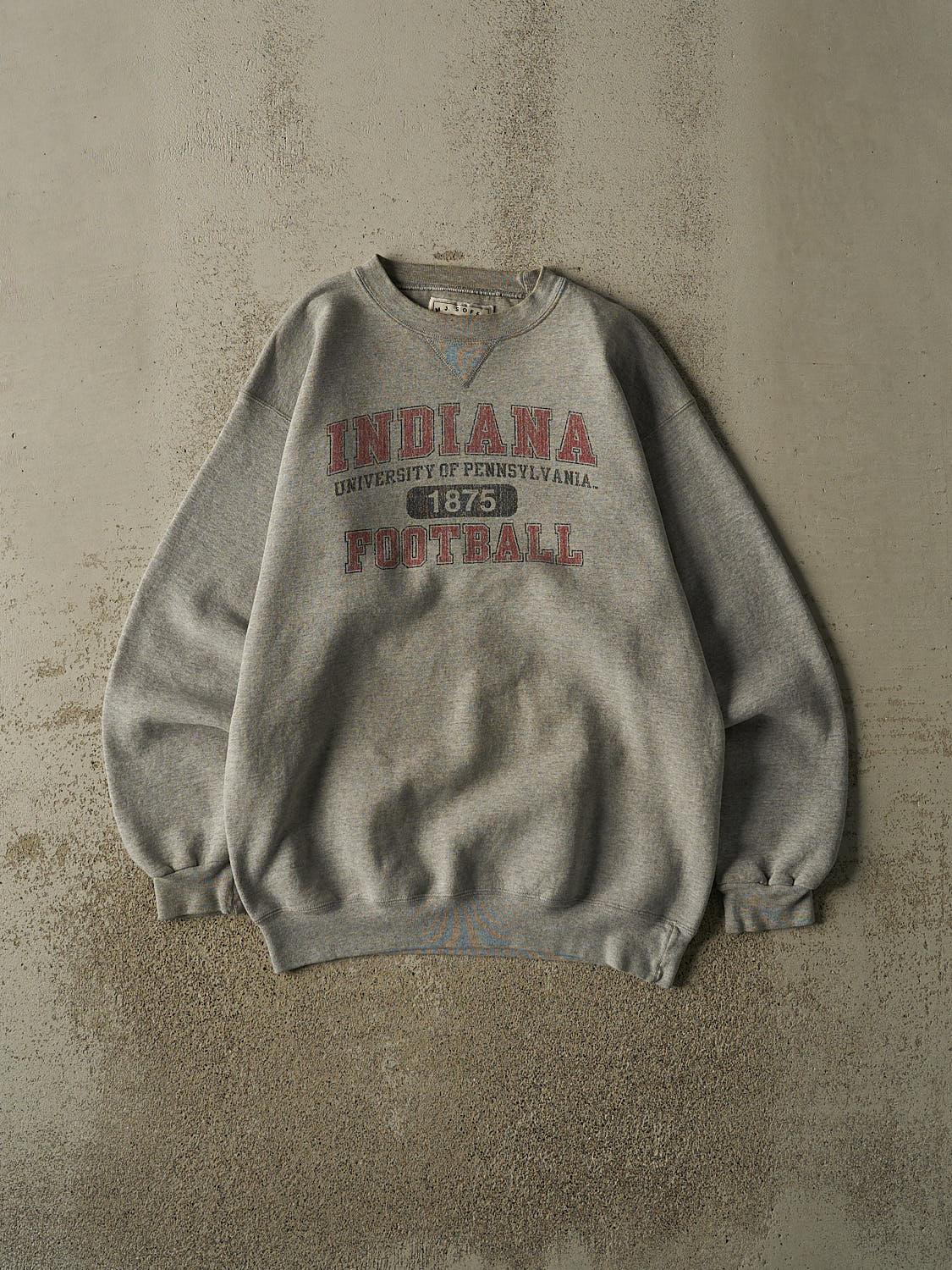 Vintage 90s Grey University of Pennsylvania Football Crewneck (M/L)