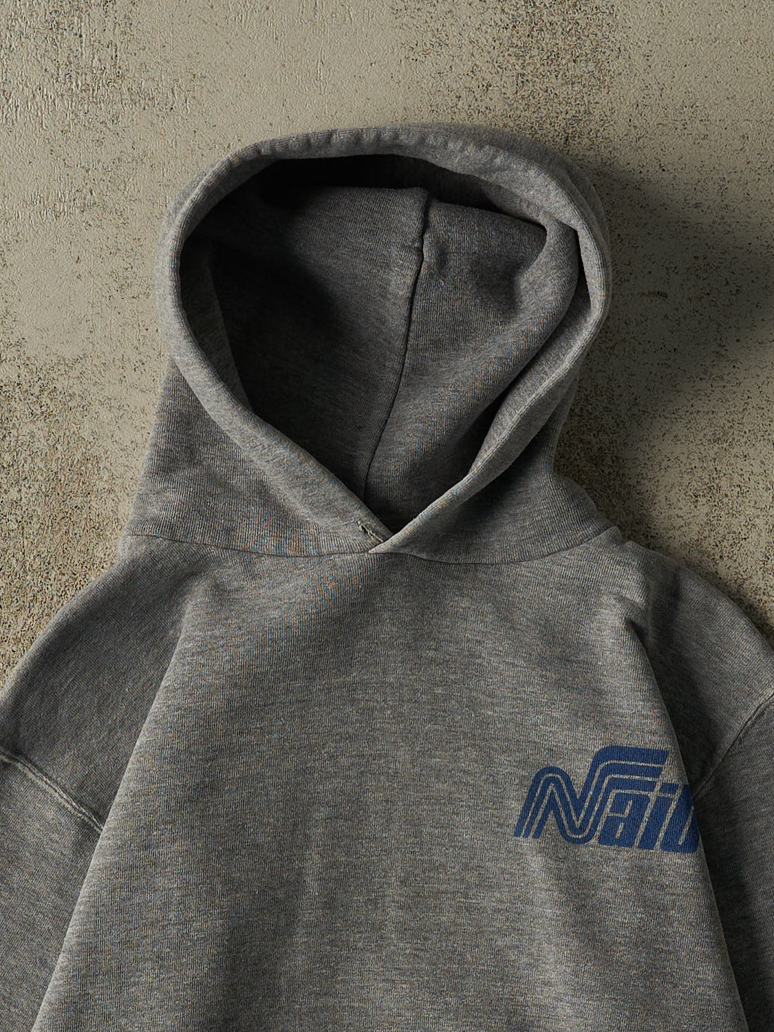 Vintage 90s Grey Russell Athletic Nait Hoodie (XS)