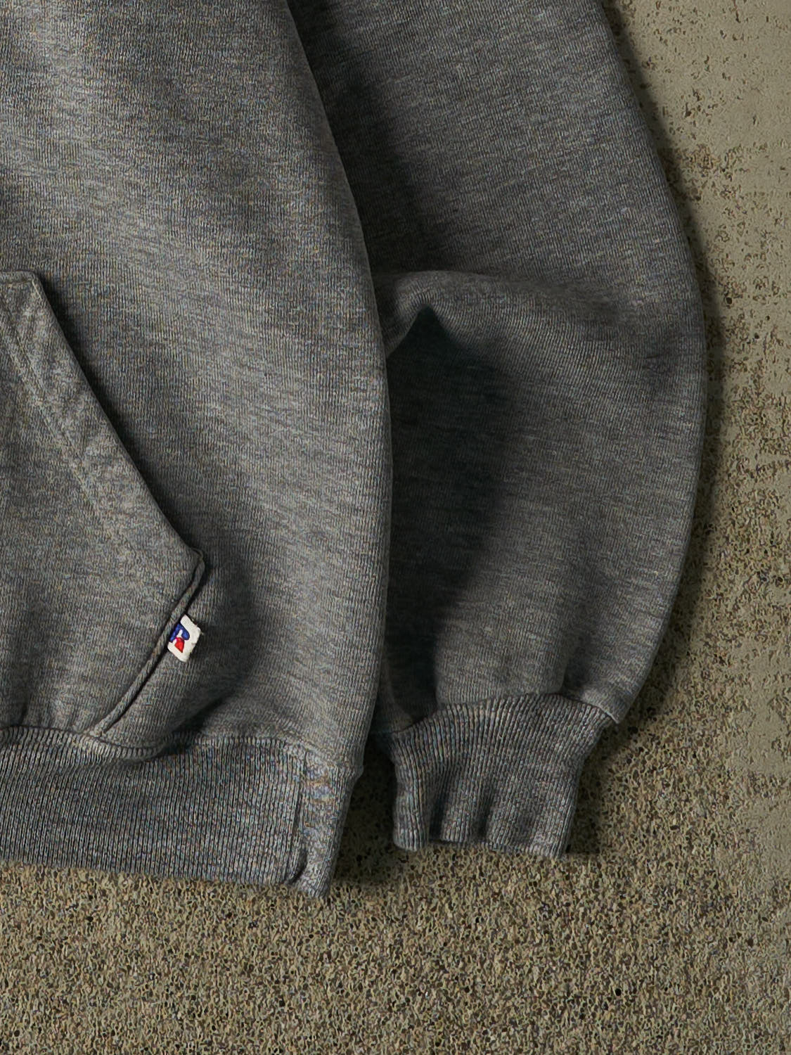 Vintage 90s Grey Russell Athletic Nait Hoodie (XS)