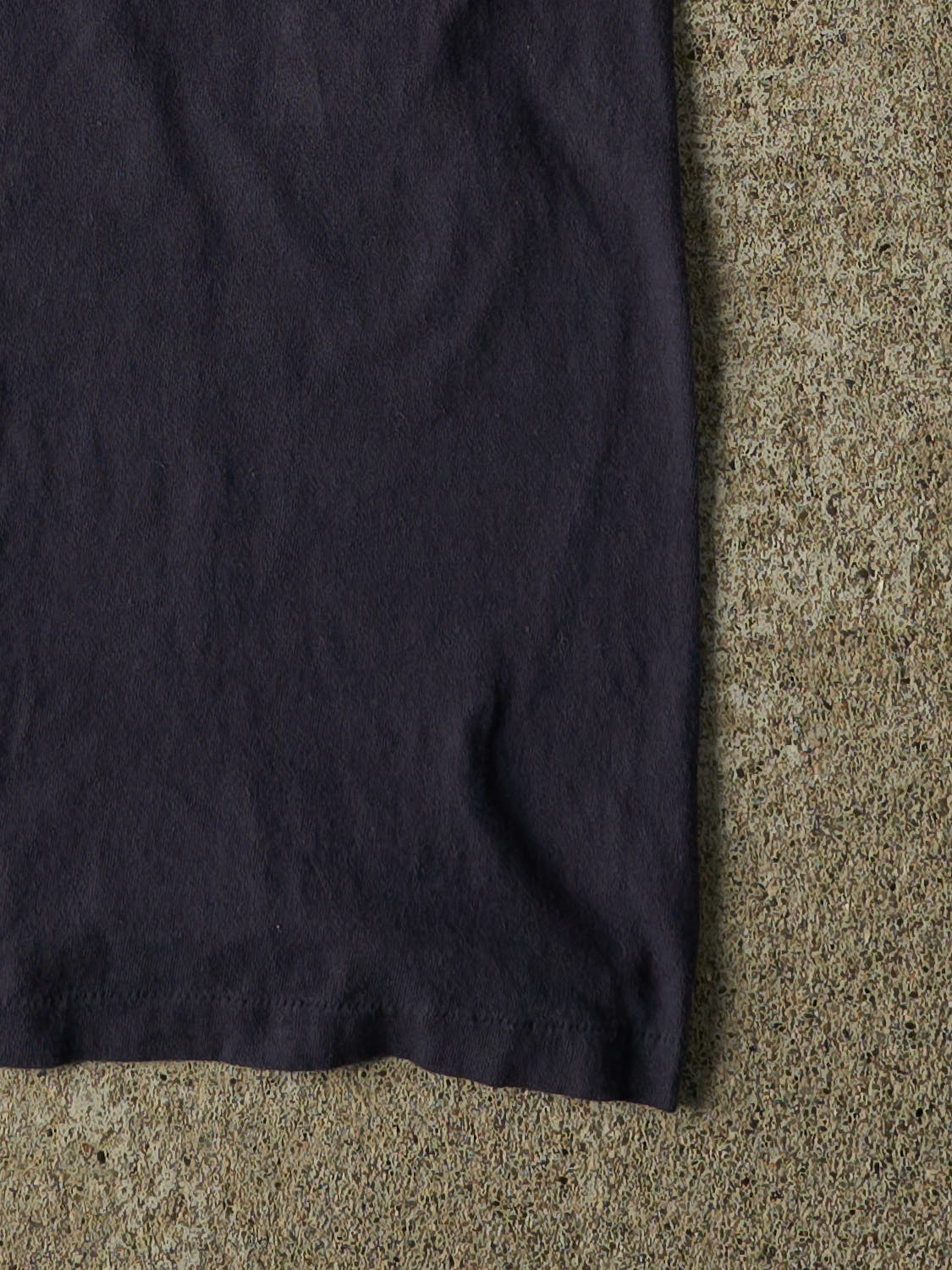 Vintage 80s Navy Blue Georgetown University Cut Off Tee (XS/S)