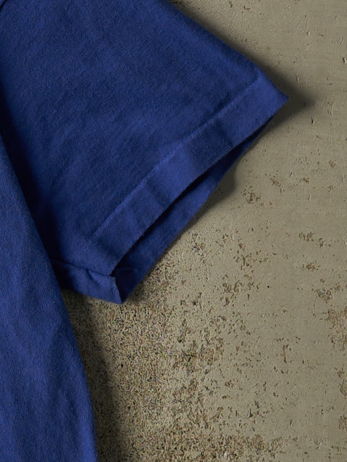 Vintage 90s Blue Blank Single Stitch Tee (M)