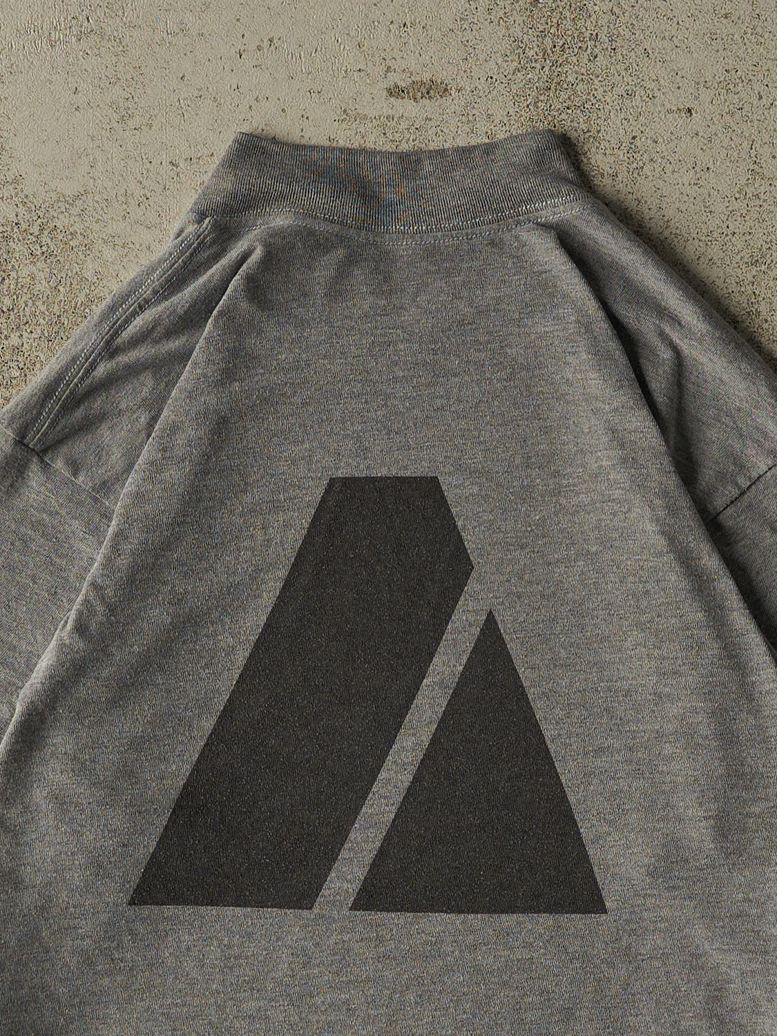 Vintage Y2K Grey United States Army Mock Neck Long Sleeve (L)