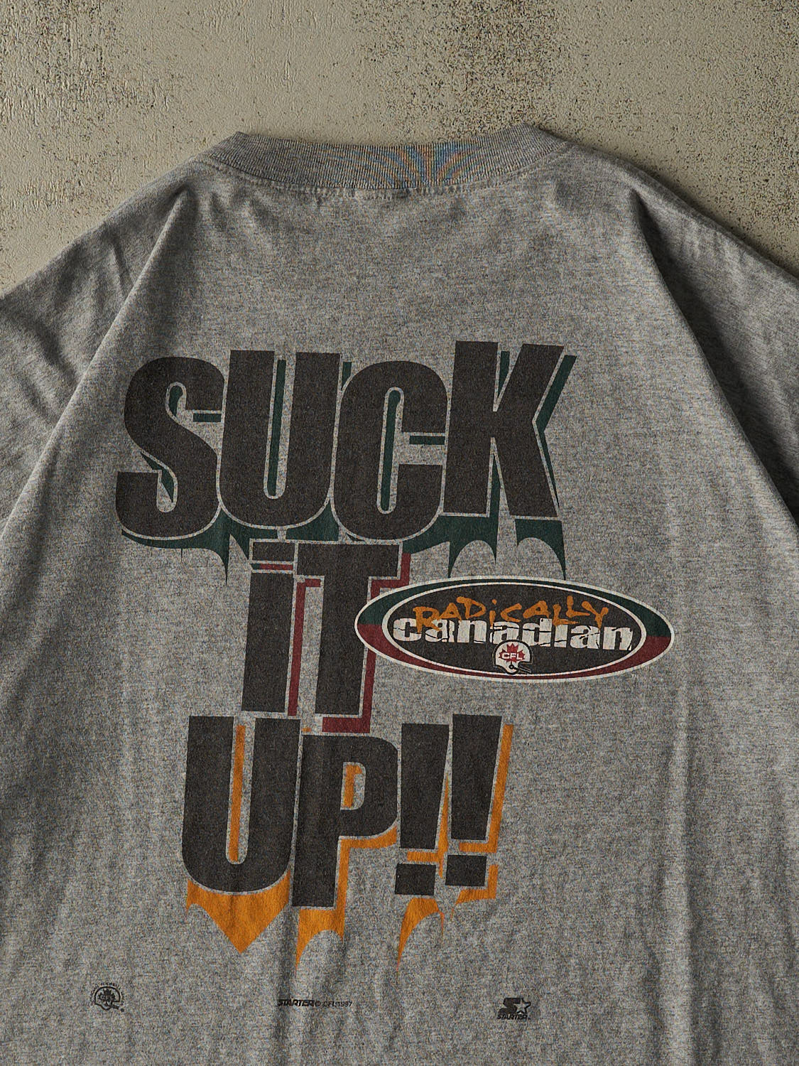 Vintage 96' Grey CFL "Suck It Up" Tee (XL/XXL)