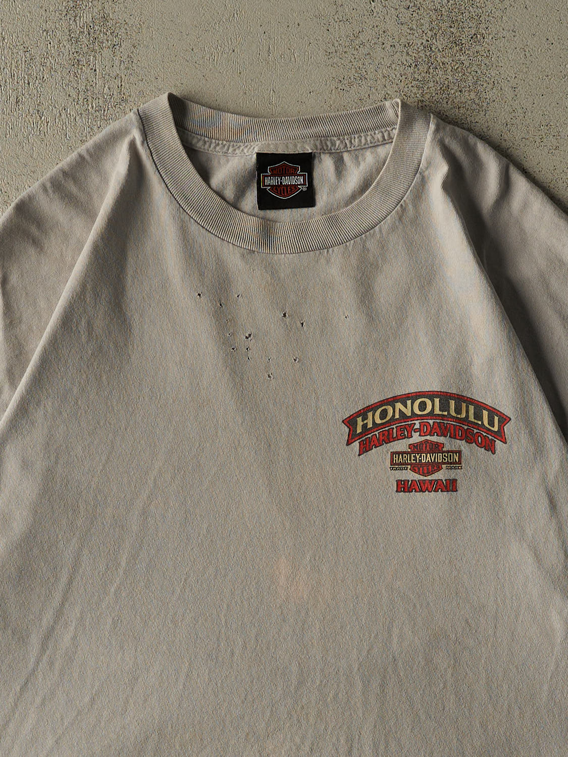 Vintage 16' Grey Harley Davidson Hawaii Tee (L/XL)