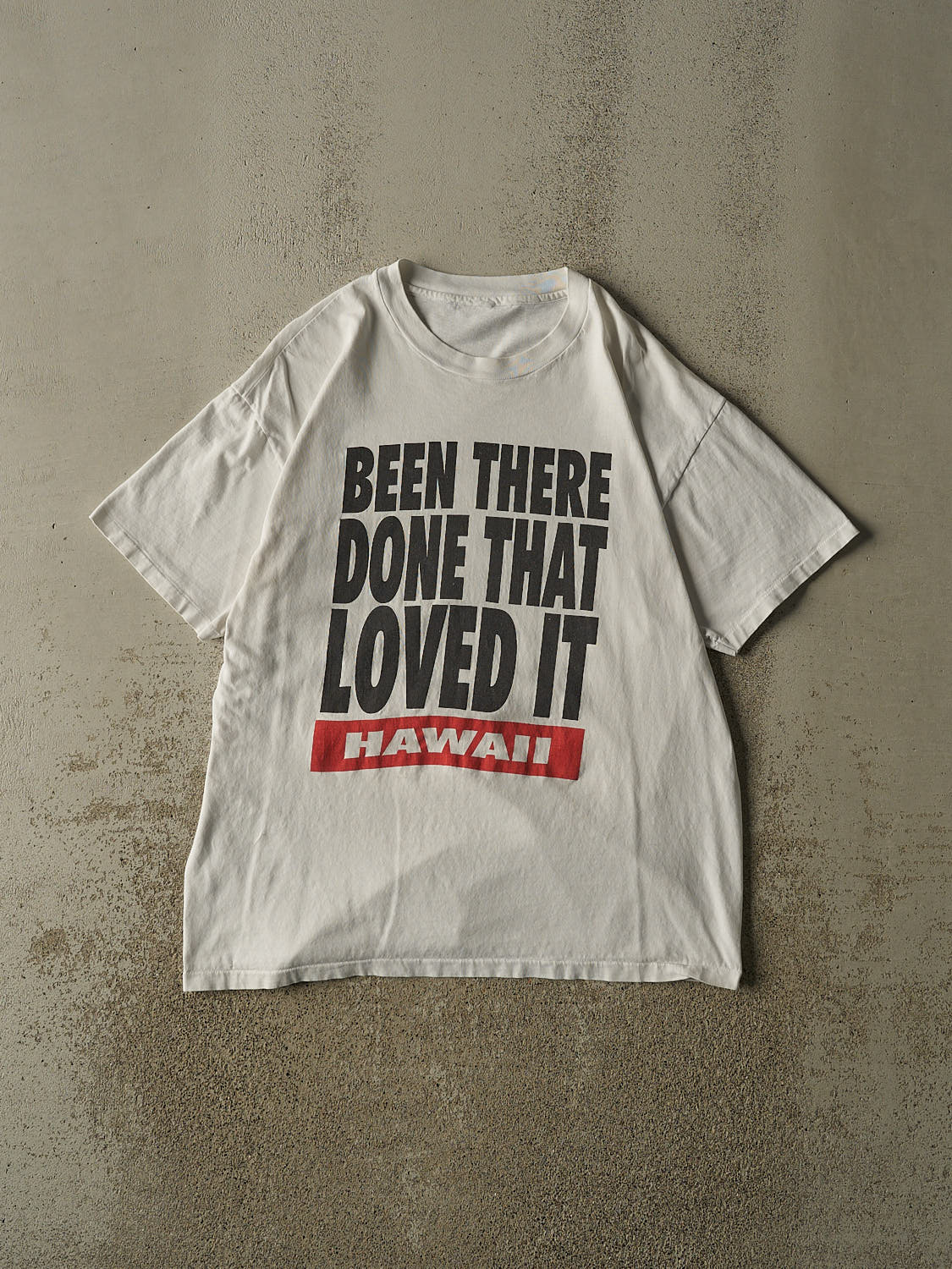 Vintage 90s White Hawaii "Been There, Done That, Loved It" Tee (L/XL)