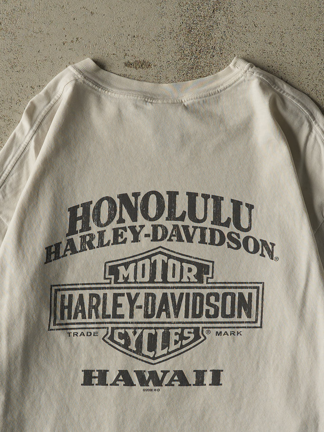 Vintage 09' White Harley Davidson Hawaii Long Sleeve (L/XL)