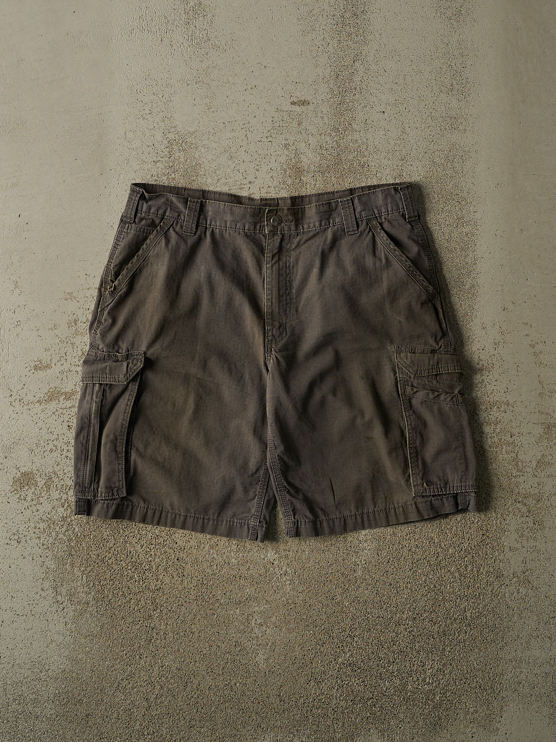 Vintage Y2K Grey Carhartt Cargo Shorts (37x11)