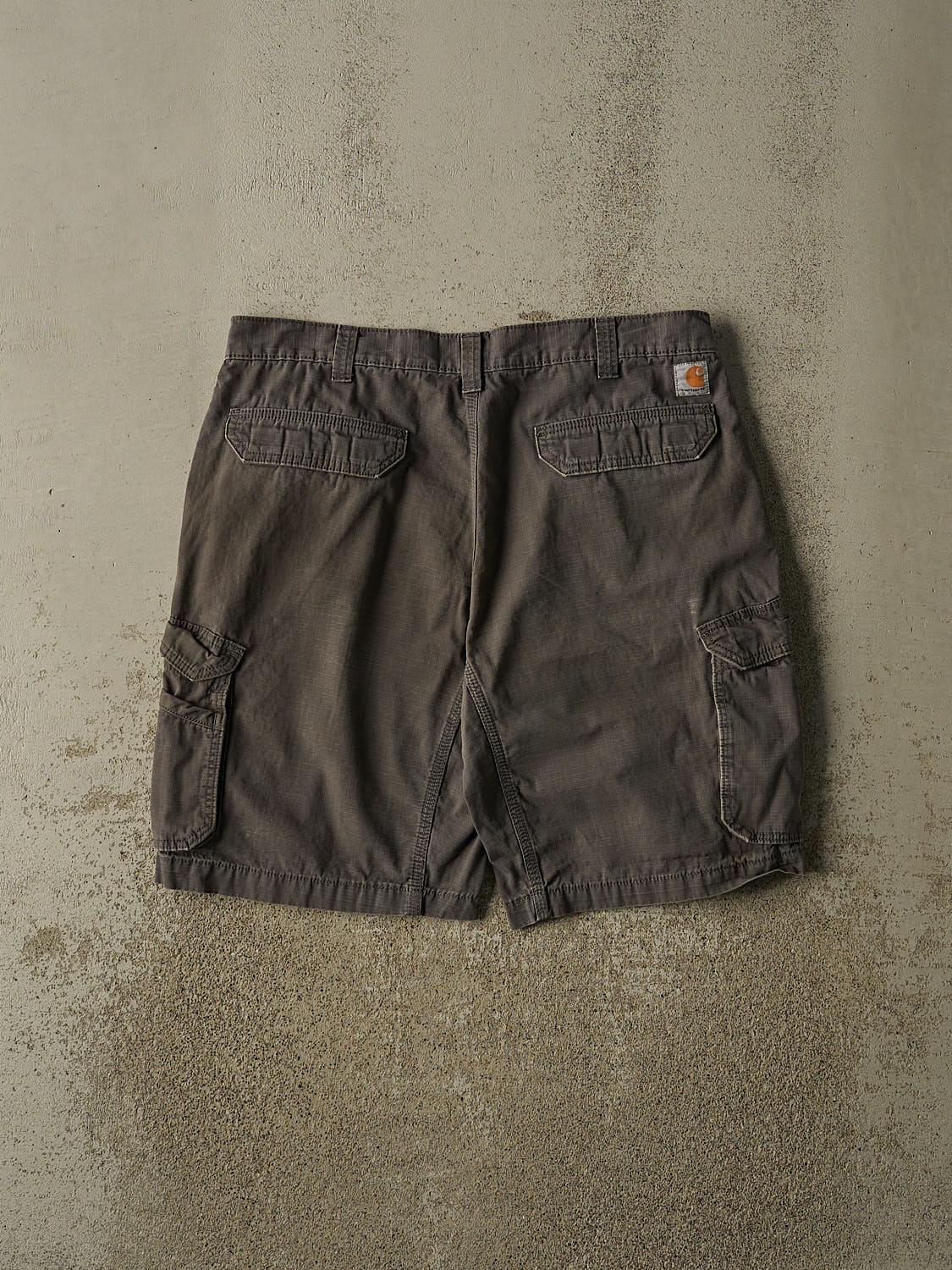 Vintage Y2K Grey Carhartt Cargo Shorts (37x11)
