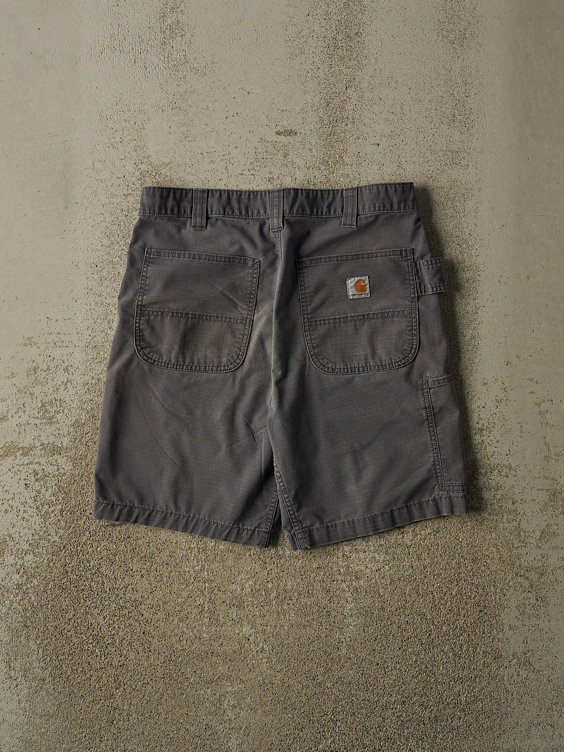 Vintage Y2K Grey Carhartt Carpenter Ripstop Shorts (33x9)