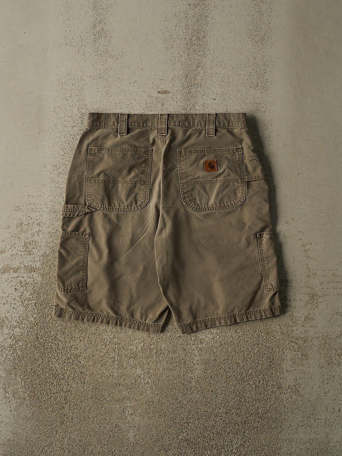 Vintage 90s Brown Carhartt Carpenter Shorts (33x10)
