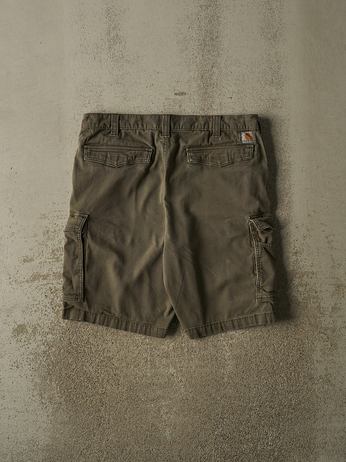 Vintage Y2K Green Carhartt Cargo Shorts (37x11)