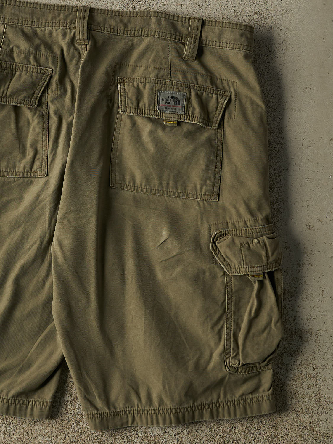 Vintage Y2K Green The North Face A5 Series Cargo Shorts (40x12)
