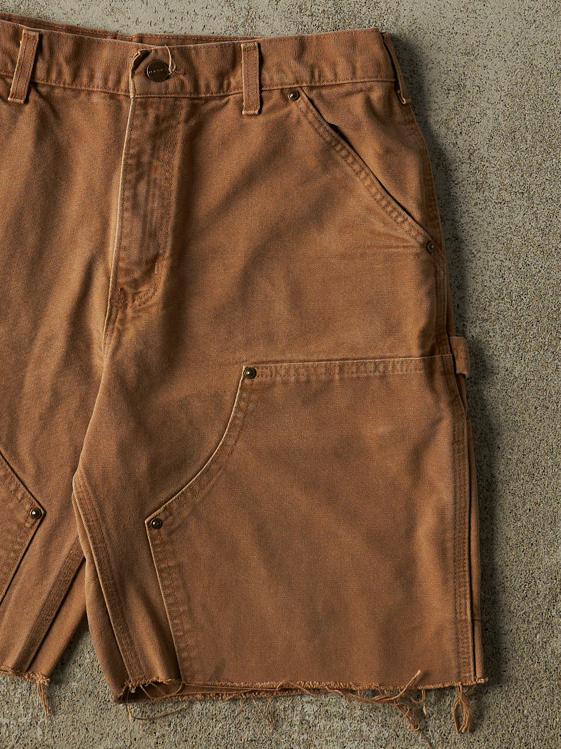Vintage 90s Camel Carhartt Double Knee Carpenter Shorts (32x9)