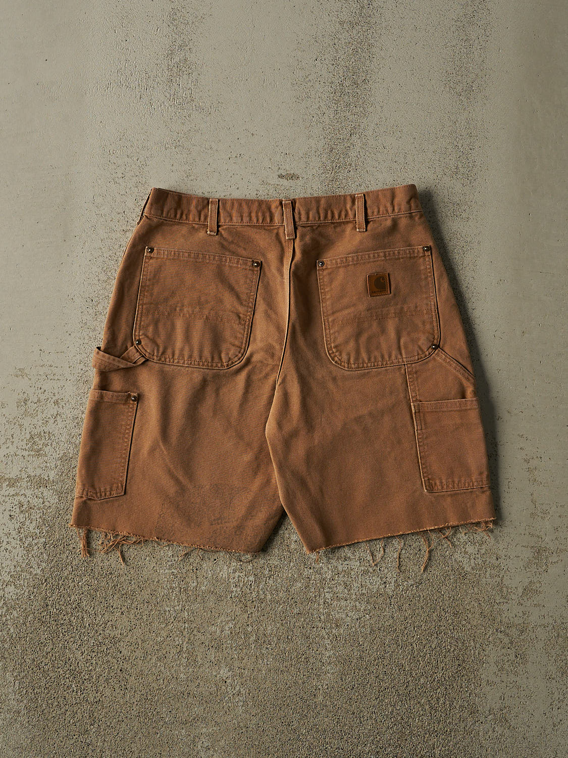 Vintage 90s Camel Carhartt Double Knee Carpenter Shorts (32x9)