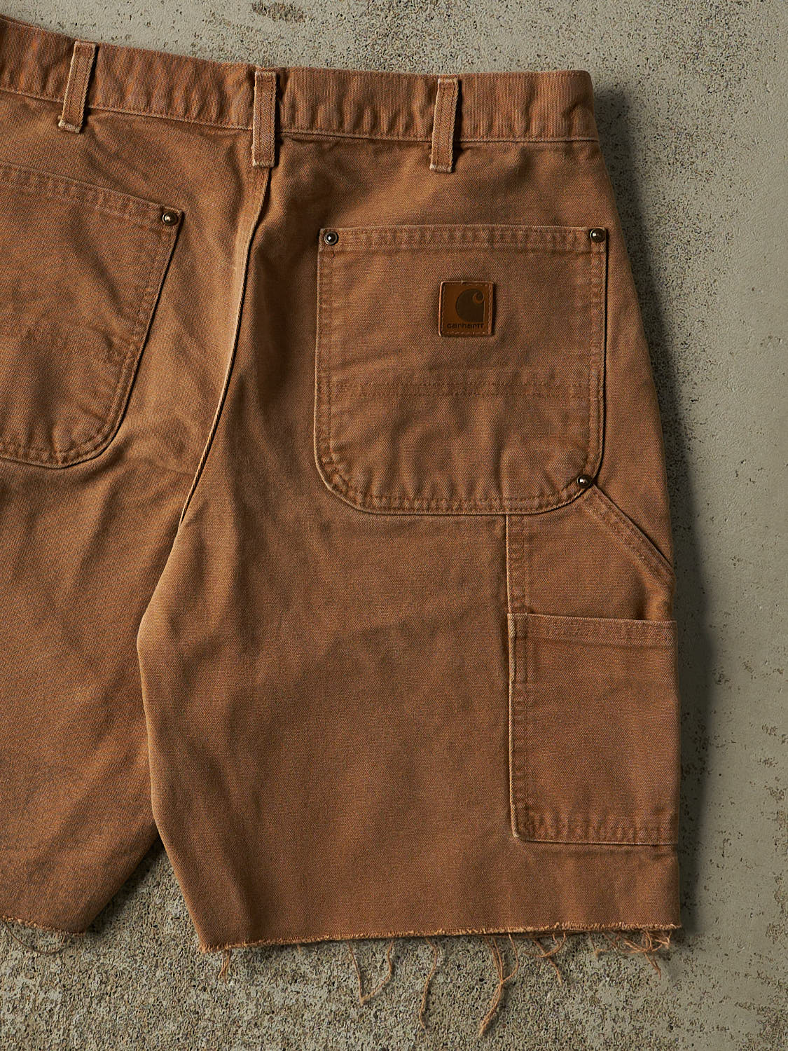 Vintage 90s Camel Carhartt Double Knee Carpenter Shorts (32x9)