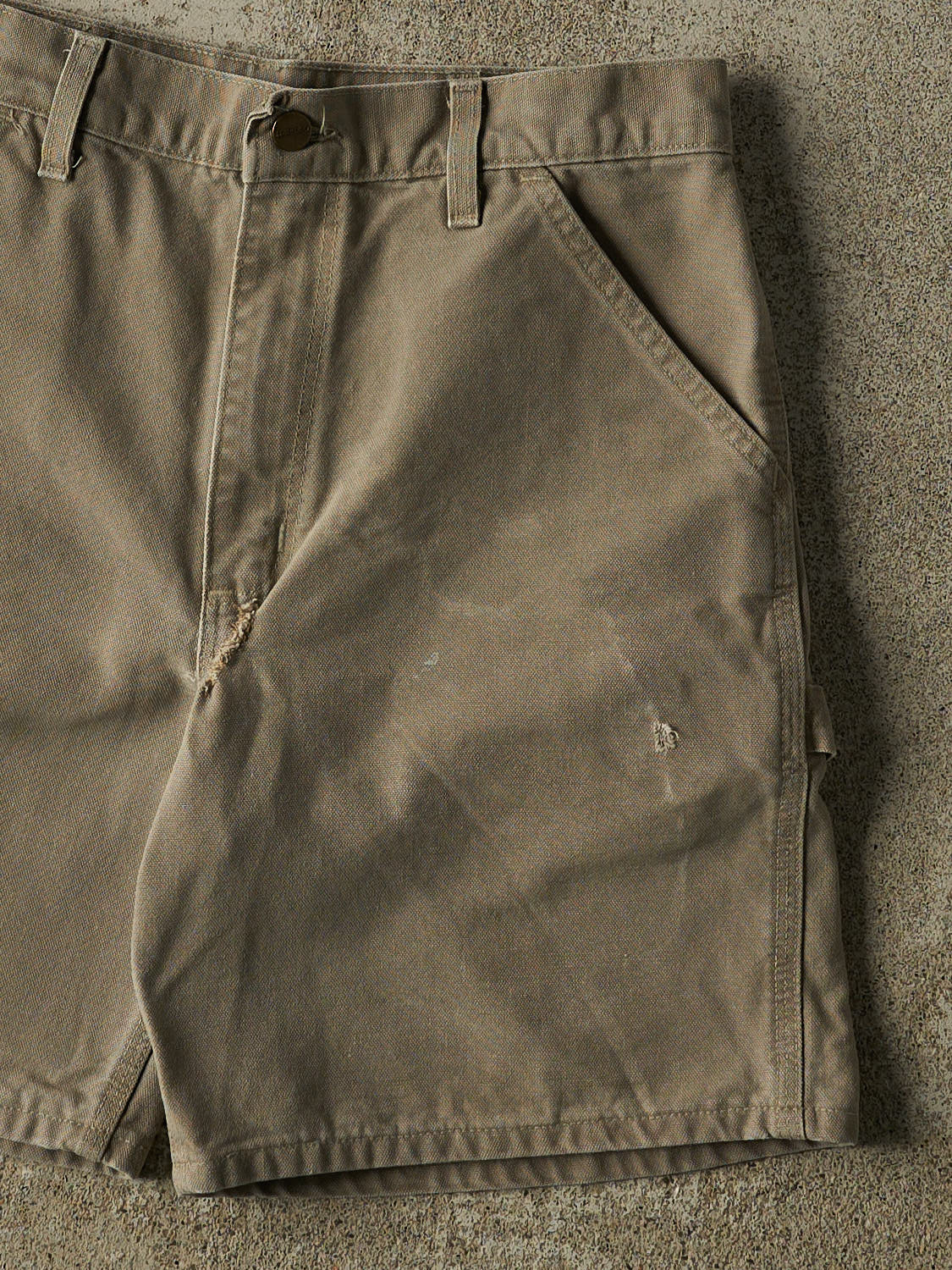 Vintage 90s Beige Carhartt Carpenter Shorts (30x7.5)