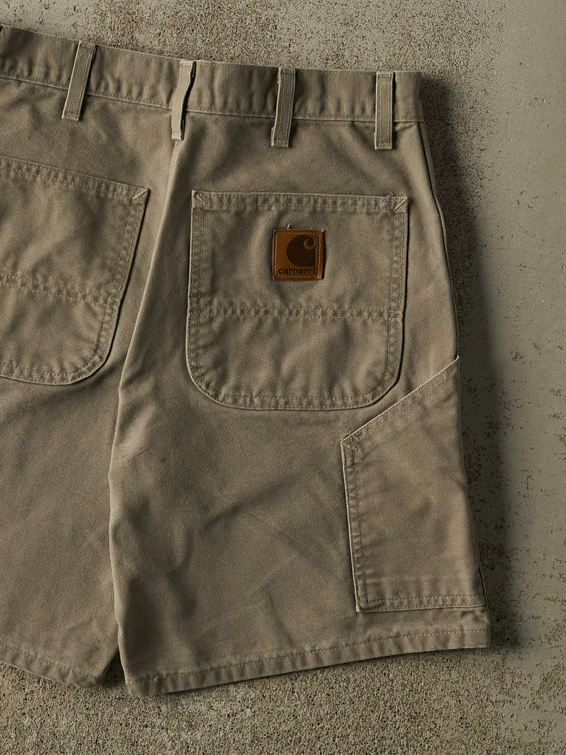 Vintage 90s Beige Carhartt Carpenter Shorts (30x7.5)