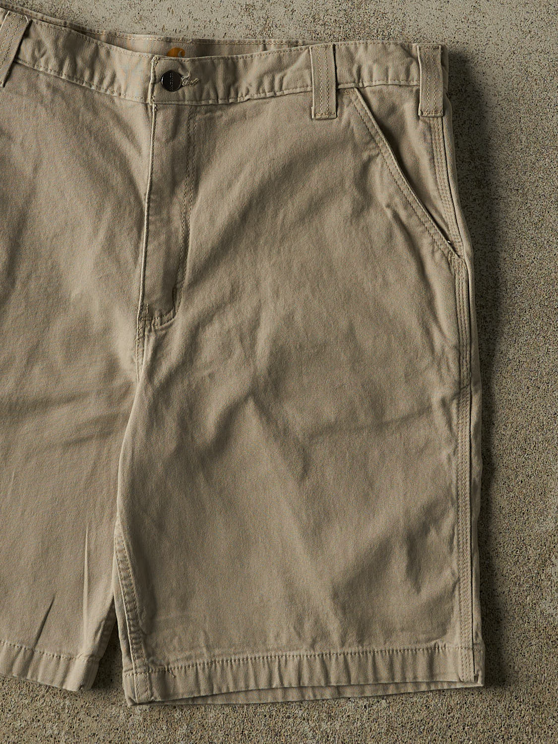 Vintage Y2K Beige Carhartt Work Shorts (38x9.5)