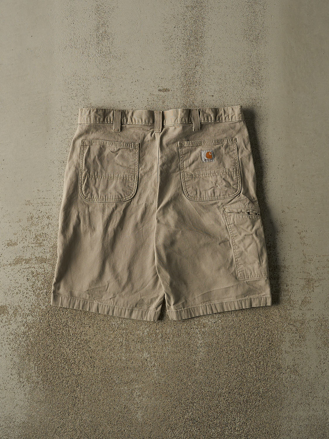 Vintage Y2K Beige Carhartt Work Shorts (38x9.5)
